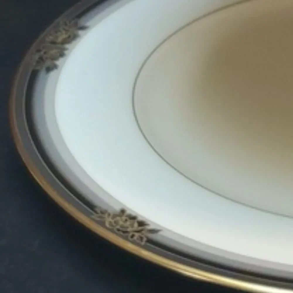Noritake Spellbinder RARE 2-Tier Tidbit Tray Gold Trim